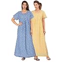 Kuruti B Sheets Cotton Nighty for Women