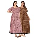 Kuruti B Sheets Cotton Nighty for Women
