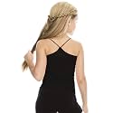 Kurve Girl’s Sleeveless Tank Top – Stretch Undershirts Cami Camisole, UV Protective Fabric, Rated UPF 50+ (Made in USA)