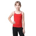 Kurve Girl’s Sleeveless Tank Top – Stretch Undershirts Cami Camisole, UV Protective Fabric, Rated UPF 50+ (Made in USA)