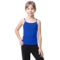 Kurve Girl’s Sleeveless Tank Top – Stretch Undershirts Cami Camisole, UV Protective Fabric, Rated UPF 50+ (Made in USA)