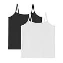 Kurve Girl’s Sleeveless Tank Top – Stretch Undershirts Cami Camisole, UV Protective Fabric, Rated UPF 50+ (Made in USA)