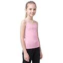 Kurve Girl’s Sleeveless Tank Top – Stretch Undershirts Cami Camisole, UV Protective Fabric, Rated UPF 50+ (Made in USA)