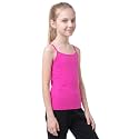 Kurve Girl’s Sleeveless Tank Top – Stretch Undershirts Cami Camisole, UV Protective Fabric, Rated UPF 50+ (Made in USA)