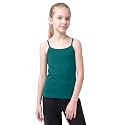 Kurve Girl’s Sleeveless Tank Top – Stretch Undershirts Cami Camisole, UV Protective Fabric, Rated UPF 50+ (Made in USA)
