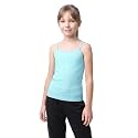 Kurve Girl’s Sleeveless Tank Top – Stretch Undershirts Cami Camisole, UV Protective Fabric, Rated UPF 50+ (Made in USA)