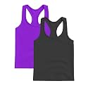 Kurve Premium Girls Seamless Supersoft Wide Strap Comfortable Racerback Tank (Made with Love in The USA)