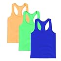 Kurve Premium Girls Seamless Supersoft Wide Strap Comfortable Racerback Tank (Made with Love in The USA)