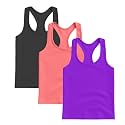 Kurve Premium Girls Seamless Supersoft Wide Strap Comfortable Racerback Tank (Made with Love in The USA)
