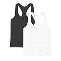 Kurve Premium Girls Seamless Supersoft Wide Strap Comfortable Racerback Tank (Made with Love in The USA)