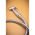 Kurvo Premium Health Faucet Brass Set for Bathroom/Health Faucet Set for Toilet/Kitchen Hand Shower with Heavy Flexible Shower Tube 1.5 mtr and wall Hook Superior Performance in Low Water Pressure.