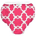 Kushies Baby Waterproof Training Pant (29-33 Pounds), Fuchsia Modern Flowers, Medium