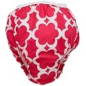Kushies Baby Waterproof Training Pant (33-38 Pounds), Fuchsia Modern Flowers, X-Large