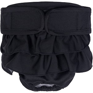 kutkut dog female diaper ultra absorbent reusable doggie diapers washable dog panties for dogs period diapers dresses for dogs in period heat or excitable urination l waist 50cm - 59cm