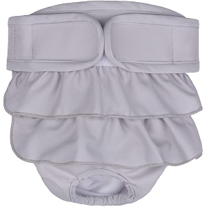 kutkut dog female diapers highly absorbent reusable doggie diapers washable dog diapers for dogs period panties dresses for dogs in period heat or excitable urination l waist 50cm - 59cm