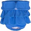 KUTKUT Dog Female Diapers, Highly Absorbent Reusable Doggie Diapers, Washable Dog Diapers for Dogs Period Panties Dress for Dogs in Heat, Period or Excitable Urination (2XL: Waist: 69cm - 82cm)