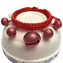 KUTKUT Hand Woven Dog - Cat Bells Collar Necklace