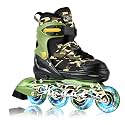 Kuxuan Boys Adjustable Inline Skates with Light up Wheels for Kids Youth