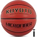 KUYOTQ Kids Toddler Youth Adult Size 3/4/5/6/7 Basketball 22/25.5/27.5/28.5/29.5" Thickened Rubber or Faux Leather Indoor Outdoor Basketball for Boys Girls Womens Mens Basket Ball Gifts
