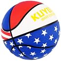 KUYOTQ Kids Toddler Youth Adult Size 3/4/5/6/7 Basketball 22/25.5/27.5/28.5/29.5" Thickened Rubber or Faux Leather Indoor Outdoor Basketball for Boys Girls Womens Mens Basket Ball Gifts