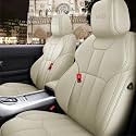 KVD AUTOZONE Heavy Nappa Leather Luxury Car Seat Cover Compatible with Honda Brv Full Beige (5 Year Warranty) - D083/7