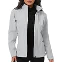 KVE Women's Hooded Softshell Jacket Fleece Lined Coat