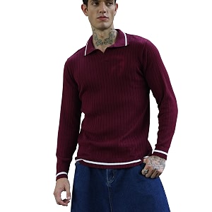 Kvetoo Full Sleeve Winter Wear Woolen Collar
