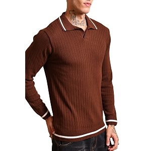 Kvetoo Full Sleeve Winter Wear Woolen Collar