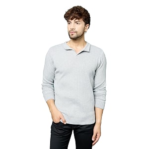 Kvetoo Full Sleeve Winter Wear Woolen Collar