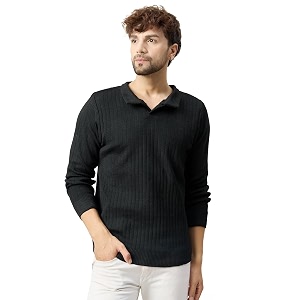 Kvetoo Full Sleeve Winter Wear Woolen Collar
