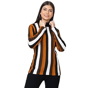 Kvetoo High Neck Sweater for Women