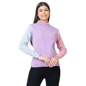 Kvetoo High Neck Sweater for Women