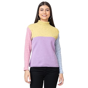 Kvetoo High Neck Sweater for Women