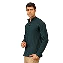Kvetoo Men39s Wool High Neck Zipper Sweater