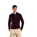Kvetoo Men39s Wool High Neck Zipper Sweater