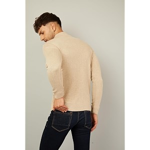 Kvetoo Men High Neck Full Sleeve Winter