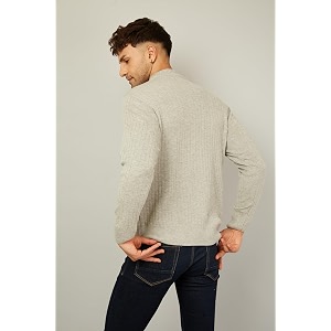 Kvetoo Men High Neck Full Sleeve Winter