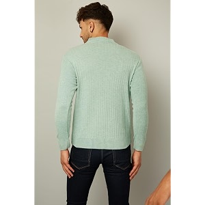 Kvetoo Men High Neck Full Sleeve Winter