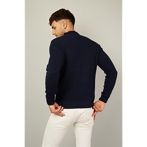 Kvetoo Men High Neck Full Sleeve Winter