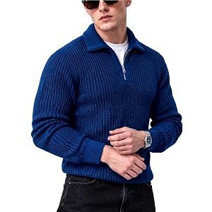 Kvetoo Mens Woolen Sweater for Man Winter