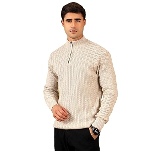 Kvetoo Mens Woolen Sweater for Man Winter