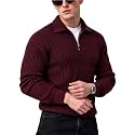 Kvetoo Mens Woolen Sweater for Man Winter