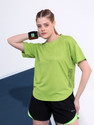 KVETOO Printed Women Round Neck Green T-Shirt