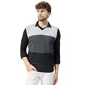 Kvetoo V Neck Sleeveless Winter Wool Sweater for Men