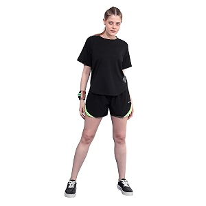 Kvetoo Women Apple Cut Gym T Shirt
