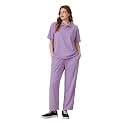 Kvetoo Women Solid Tracksuit Set Cotton Lounge