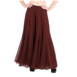 Kvish Regular Loose Fit Solid Colour Georgette