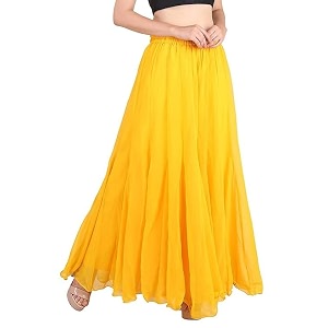 Kvish Regular Loose Fit Solid Colour Georgette