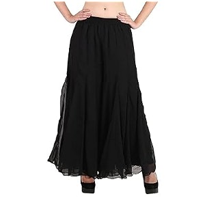 Kvish Regular Loose Fit Solid Colour Georgette