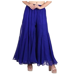 Kvish Regular Loose Fit Solid Colour Georgette